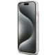 5. Etui Guess IML 4G Gold Stripe na iPhone 15 Plus / 14 Plus - brązowe