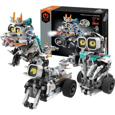 Zestaw robotów programowanych 3w1 408 elementów
