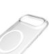 9. Etui Puro Lite Mag TPU+PC kompatybilne z MagSafe na iPhone 17 Air - przezroczyste z białym pierścieniem