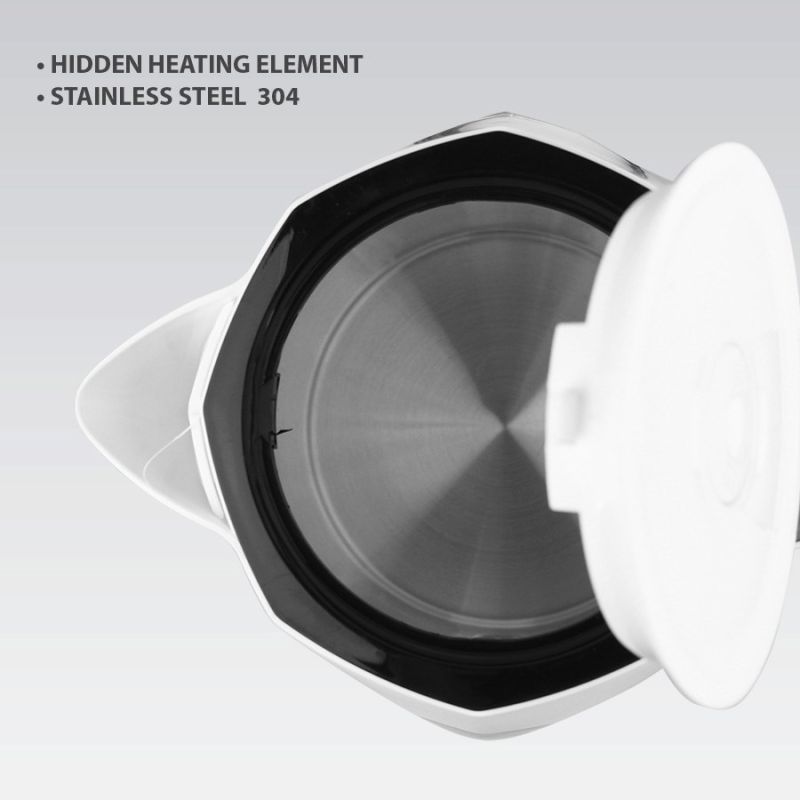 2. Czajnik elektryczny 1,8l 2000W MR-058-WHITE MAESTRO