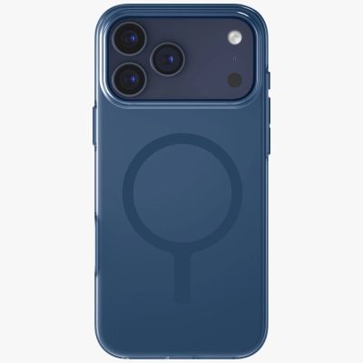 2. Etui UNIQ Clario Magclick Charging na iPhone 17 Pro Max  - niebieskie