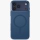 2. Etui UNIQ Clario Magclick Charging na iPhone 17 Pro Max  - niebieskie
