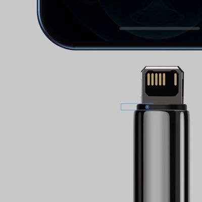 13. Baseus Tungsten kabel USB - Lightning 2,4 A 2 m czarny (CALWJ-A01)
