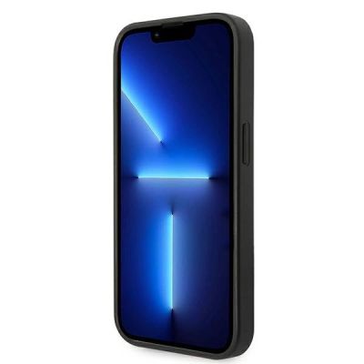 5. Etui Guess Saffiano Strap na iPhone 14 Pro - czarne