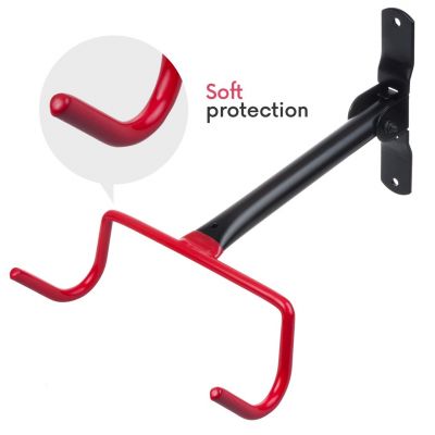 5. MACLEAN ROWEROWY UCHWYT ŚCIENNY POZIOMY, STAL, MAX. OBCIĄŻENIE 30KG MC-430