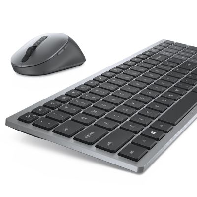 9. DELL Kompaktowa klawiatura i mysz Pro Plus — KM7120W - niemiecka (QWERTZ)