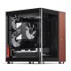 7. Obudowa PC Jonsbo TK-0, Mini-Tower, Mini-ITX, Tempered Glass, Holz - schwarz