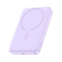 Powerbank Baseus EnerFill FM11 Ultra-Mini 10000mAh 22,5W indukcyjny kompatybilny z MagSafe z białym kablem Basus Simple USB-C 20V/3A 0,3m - fioletowy