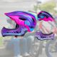 7. Kask rowerowy Rockbros TT-32SBPP-S dziecięcy z odpinaną szczęką rozmiar S - fioletowo-różowy