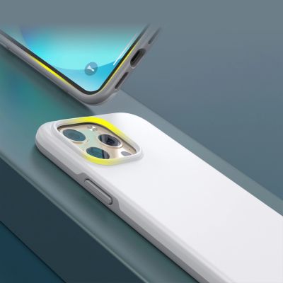 3. Choetech MFM Anti-drop etui pokrowiec iPhone 13 Pro Max biały (PC0114-MFM-WH)