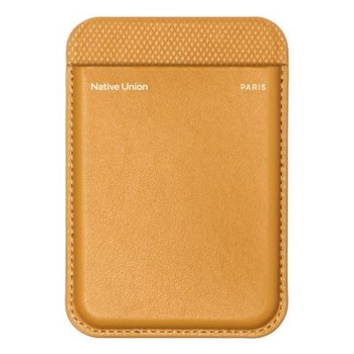 Skórzany portfel kompatybilny z MagSafe (kraft)