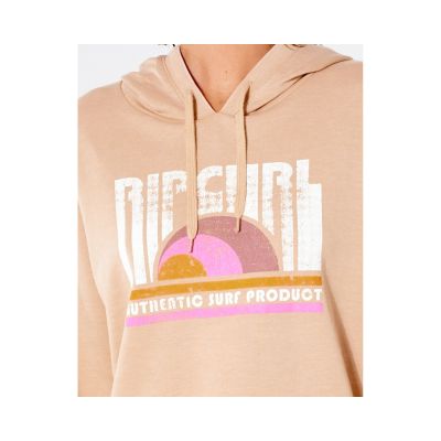 4. Bluza RIP CURL Wave Shapers Hood - brązowy