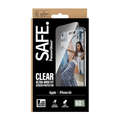 3. PanzerGlass SAFE. by ® Screen Protector iPhone Air | Ultra-Wide Fit w. EasyAligner Przezroczysta ochrona ekranu Apple 1 szt.