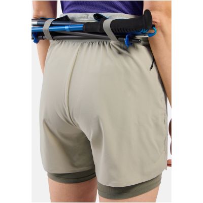 Spodenki damskie Odlo X-ALP TRAIL 5 INCH 2-in-1 short szare