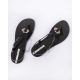 5. Ipanema Sandal Class sandały japonki damskie modne czarne ze złotym