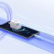 10. Kabel Baseus Explorer 100W USB-C - USB-C z inteligentnym czujnikiem temperatury 1m - niebieski