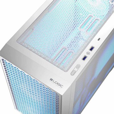 4. LOGIC OBUDOWA DART PRO ARGB MINI USB TYPE-C BIAŁA