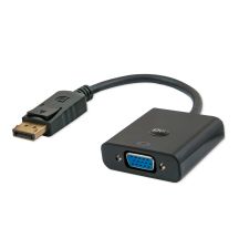 Adapter SAVIO CL-90 (DisplayPort M - D-Sub (VGA) F; 0,20m; kolor czarny)