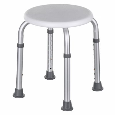 Taboret prysznicowy okrągły aluminiowy