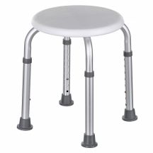 Taboret prysznicowy okrągły aluminiowy