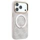 4. Etui Guess Ring Stand 360 4G Classic Logo MagSafe na iPhone 17 Pro Max / 18 Pro Max - różowe