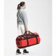 5. The North Face Base Camp Duffel L sportowa torba 95 l Poliester Czarny, Czerwony
