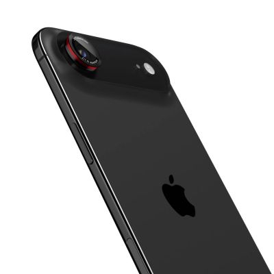 3. Szkło na obiektyw Spigen Optik Pro L-Series 2-pack na iPhone Air - czarno-czerwone