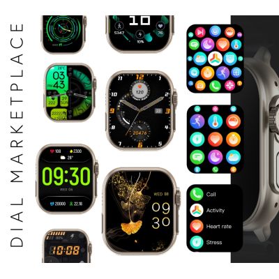 7. Smartwatch Męski RUBICON RNCF17 Tytan/Orange SMARUB269