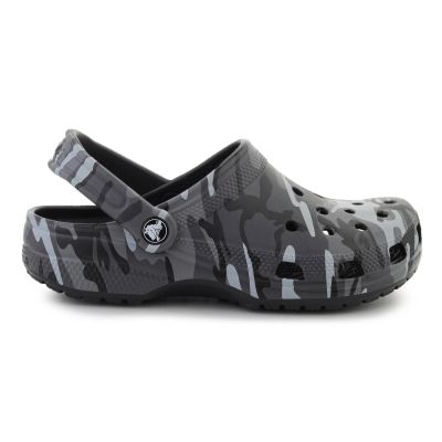 6. CROCS CLASSIC CAMOUFLAGE CLOG K BLACK/SLATE GREY 211879-0DD
