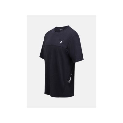 2. Koszulka męska PEAK PERFORMANCE M Trail Wool Blend SS kolor czarny