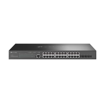 2. TP-Link Omada SG3428XMP przełącznik sieciowy Zarządzany L2+ Gigabit Ethernet (10/100/1000) Obsługa PoE 1U Czarny