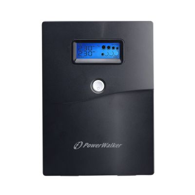 6. POWER WALKER UPS LINE-IN VI 3000 SCL (4X SCHUKO 230V, RJ11/45 IN/OUT, USB, LCD)