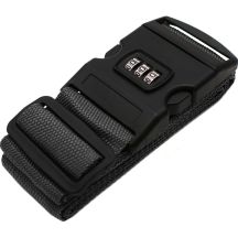 UNIWERSALNY PAS ZABEZPIECZAJĄCY DO WALIZKI SPINAJĄCY 180x5CM NA SZYFR PROWORLD SZARY