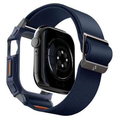 7. Pasek Spigen Lite Fit "Pro" na Apple Watch 10 46 mm - granatowy