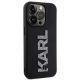 4. Etui Karl Lagerfeld 3D Rubber Glitter Logo na iPhone 15 Pro - czarne