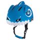 Kask rowerowy dziecięcy Wozinsky  motyw dinozaur 52-56 cm - niebieski