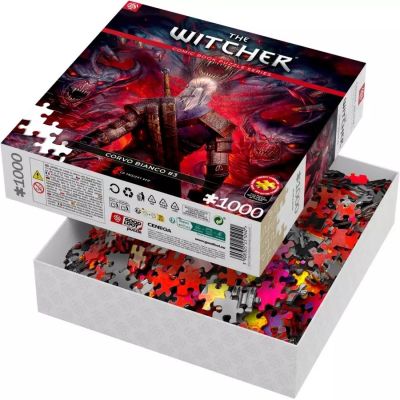 4. Puzzle Good Loot: The Witcher - Corvo Bianco, 1000 elementów