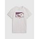 5. T-shirt regular z nadrukiem męski 4F 4FRSS25TTSHM2980-27M