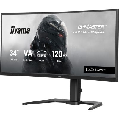 7. Monitor IIYAMA 86,4 cm (34") GCB3482WQSU-B1 21:9 2xHDMi+DP+USB-C Curv