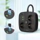 3. Listwa zasilająca Tech-Protect PCS3X4, 3 gniazda sieciowe, 2xUSB-A, 2xUSB-C 200 cm - czarna