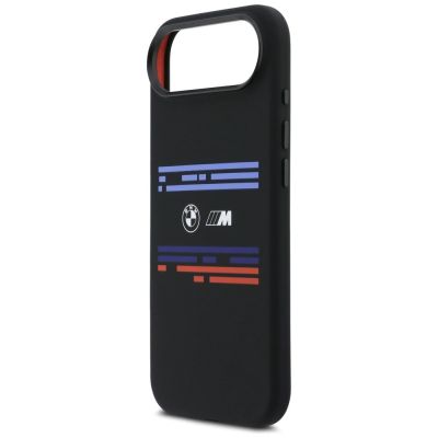 6. Etui BMW M Silicon Horizontal Line MagSafe na iPhone Air - czarne