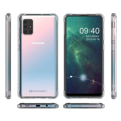 9. Wozinsky Anti Shock pancerne etui do Samsung Galaxy A72 4G przezroczysty