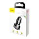 6. Ładowarka Baseus Magic Series PPS CCMLC20C-01 samochodowa 45W USB-C PD / USB-A QC - czarna