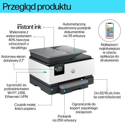13. Urządzenie wielofunkcyjne HP OfficeJet Pro 9120e