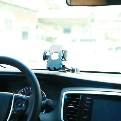 10. Joyroom samochodowy uchwyt na telefon z elastycznym ramieniem na deskę rozdzielczą szybę czarny (JR-ZS259)