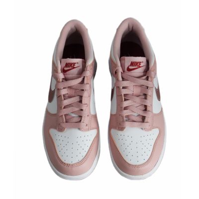6. Buty dziecięce sneakersy damskie Nike Dunk Low GS Velvet Pink Różowe - DO6485-600
