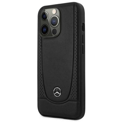 2. Etui Mercedes Leather Urban do iPhone 15 Pro Max - czarne