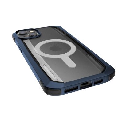 9. Raptic X-Doria Secure Case etui iPhone 14 Pro Max z MagSafe pancerny pokrowiec niebieski
