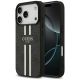 9. Etui Guess 4G Printed Stripes MagSafe na iPhone 17 Pro - czarne