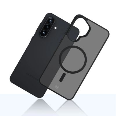 15. Etui 3mk Smoke MagCase na Samsung Galaxy A57 - szare-półprzezroczyste